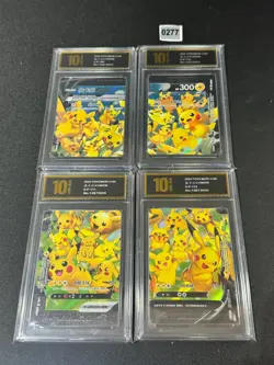 Pikachu V-union Promo 109/S-P - 112/S-P Combination Set - Pokemon Grade 10 - Image 1