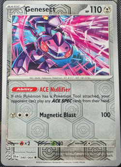 Genesect 040/064 Reverse Holo Shrouded Fable SFA NM/M Pokemon TCG - Image 1