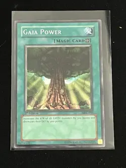 Gaia Power 1st Edition MRL-096 YuGiOh Magic Ruler - Image 1