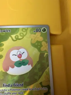 Pokemon TCG Rowlet POR 090/088 Holo IR Card Perfect Order - Image 3