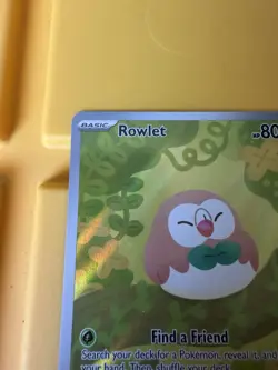 Pokemon TCG Rowlet POR 090/088 Holo IR Card Perfect Order - Image 4