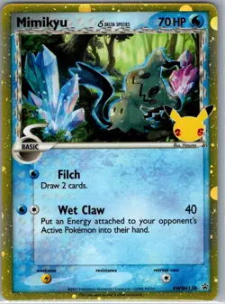Mimikyu (Delta Species) SWSH136 SWSH: Sword & Shield Promo - Pokemon Card - NM - Image 1