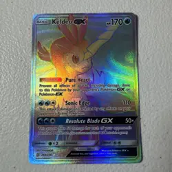 Keldeo GX 240/236 Sun & Moon Unified Minds Secret Rare Holo Pokemon Card - Image 2