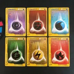 Pokemon TCG Energy Card Holo E-Series McDonald's Promo Japanese Set of 6 - Image 1