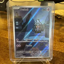Duskull 068/064 Shrouded Fable 2024 IR Holo Rare Pokemon Card TCG - Image 1