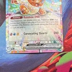 Pokemon Eevee ex Sv: Prismatic Evolutions Double Rare Holo Card 075/131 EX - Image 4