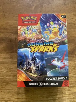 Pokemon TCG Scarlet and Violet Surging Sparks Booster Bundle Box Factory Sealed - Image 1