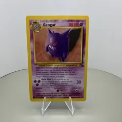 Pokemon Gengar Fossil Rare Regular 80 HP 20/62 English Unlimited Card - Image 1