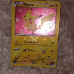 Pokemon Pikachu RC7/RC25 Legendary Treasures Radiant Collection Holo Basic Card - Image 2