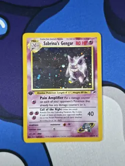 Sabrina's Gengar 1st Edition 14/132 Gym Heroes Nead Mint Pokemon - Image 3