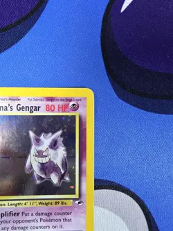 Sabrina's Gengar 1st Edition 14/132 Gym Heroes Nead Mint Pokemon - Image 5
