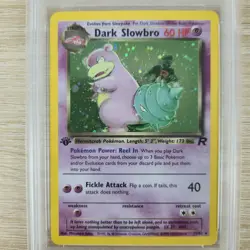PSA 9 1st Edition Dark Slowbro 12/82 Team Rocket Holo Rare 2000 Pokemon Card - Image 3