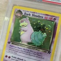 PSA 9 1st Edition Dark Slowbro 12/82 Team Rocket Holo Rare 2000 Pokemon Card - Image 5