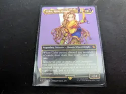 MTG Magic the Gathering Celes, Rune Knight Borderless FIC! - Image 1