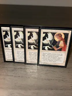 MtG 4x Swords to Plowshares Ice Age Art 3x NM 1 LP - Image 1