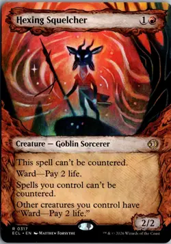 Hexing Squelcher (Showcase) R Lorwyn Eclipsed 317 NM Magic - Image 1