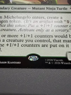 Michelangelo, Weirdness to 11 Regular R 0121 TMNT TMT NM/M - Image 3