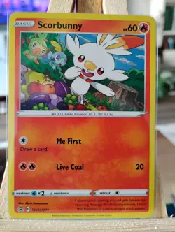 Scorbunny Swsh071 Black Star Promo Holo NM Pokemon Tcg - Image 1