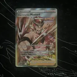 SINGLE STRIKE STYLE MUSTARD TG28/TG30 BRILLIANT STARS TRAINER GALLERY POKEMON NM - Image 1