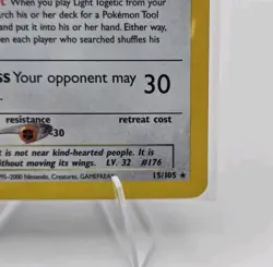 Light Togetic Neo Destiny 15 Holo Unlimited Holo Rare LP+ Pokemon TCG - Image 4