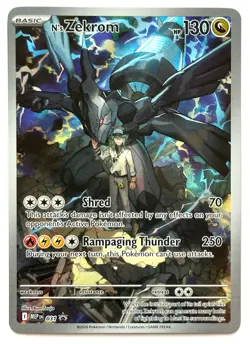 N's Zekrom 031 - Pokemon TCG -Mega Evolution Black Star Promo Holo - Image 1