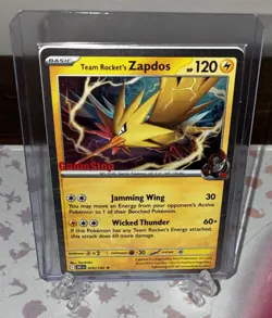 (SEALED) Team Rocket's Zapdos 070/182 Pokemon Destined Rivals GameStop Promo - Image 1