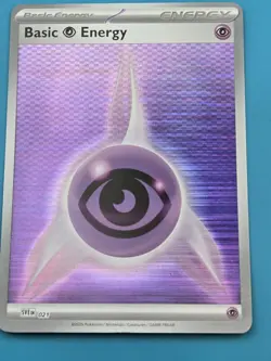 Basic Psychic Energy 021 2025 Pokemon S&V Black Bolt White Flare Holo Card NM - Image 1