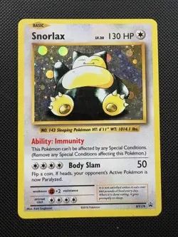 Pokemon TCG Snorlax XY179 XY Promo Holo 2016 - Image 1