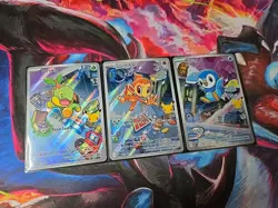 Pokemon 2026 First Partners Illustration Collection Promo Set - Sinnoh Starters - Image 1