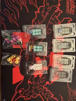 Lot of 9x Official Pokemon TCG Dice - Factory Sealed - NEW (Mixed Colors) - Image 1