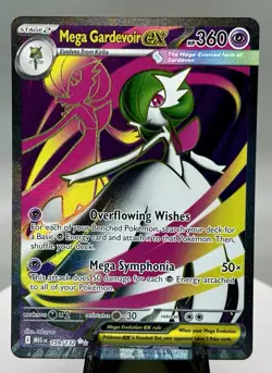 Pokemon TCG Mega Gardevoir EX 159/132 Full Art Holo Ultra Rare ME:01 - Image 1