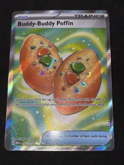 Buddy-Buddy Poffin 167/132 - Pokemon TCG - Mega Evolution Ultra Rare Holo - Image 1