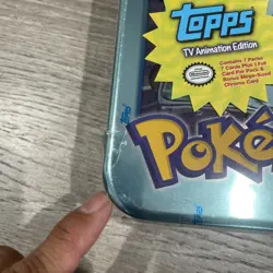 Pokemon Topps 1999 TV Animation Edition Squirtle Tin Sealed -read - Image 2