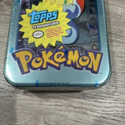 Pokemon Topps 1999 TV Animation Edition Squirtle Tin Sealed -read - Image 3
