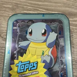Pokemon Topps 1999 TV Animation Edition Squirtle Tin Sealed -read - Image 4