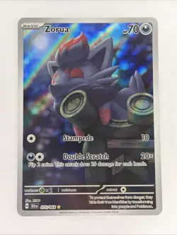 Zorua (Illustration Rare) 075/064 Sv: Shrouded Fable Holo 70 HP Pokemon TCG NM* - Image 1