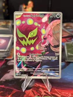 Pokemon Cynthia's Spiritomb 244/217 Me: Ascended Heroes Holo Illustration Rare - Image 1