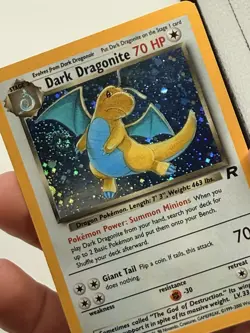 Pokemon Dark Dragonite 5/82 Team Rocket Holo Rare 70 HP Unlimited English MP - Image 4