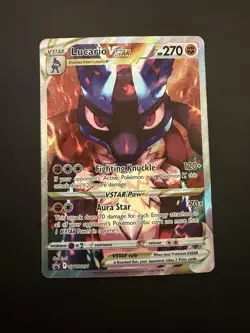 2023 Sword & Shield Black Star Promo Pokemon - LUCARIO VSTAR Full Art #SWSH291 - Image 1