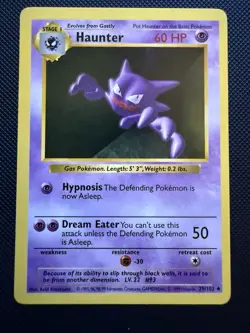 Pokemon TCG - Shadowless Haunter - Base set 29/102 NM - Image 1