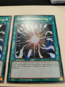 3x Super Polymerization DUDE-EN040 Ultra Rare 1st Ed LP Yugioh! - Image 3