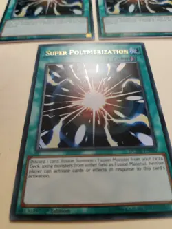 3x Super Polymerization DUDE-EN040 Ultra Rare 1st Ed LP Yugioh! - Image 4