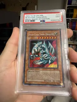 YU-GI-OH! MAGIC RULER 1ST EDITION #MRL-000 BLUE-EYES TOON DRAGON PSA 9 - Image 3