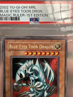 YU-GI-OH! MAGIC RULER 1ST EDITION #MRL-000 BLUE-EYES TOON DRAGON PSA 9 - Image 4