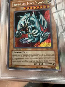 YU-GI-OH! MAGIC RULER 1ST EDITION #MRL-000 BLUE-EYES TOON DRAGON PSA 9 - Image 5