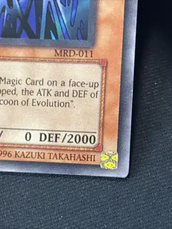 Yu-Gi-Oh! Cocoon of Evolution Metal Raiders MRD-011 1st Edition English - Image 3