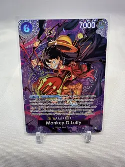 ONE PIECE OP-15 Adventure on KAMI's Island ST26-005 SP Monkey D. Luffy ENG MINT - Image 1