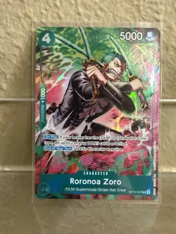 One Piece TCG NM Roronoa Zoro (SP) (OP13-037)-OP15/EB04 - Image 1