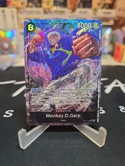 Monkey D Garp OP11-095 SR Alt Art - A Fist of Divine Speed - One Piece - English - Image 1