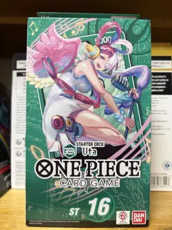 One Piece TCG English: Starter Deck -Green Uta- [ST16] NEW SEALED PRB-01 Pack - Image 1